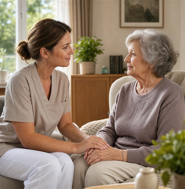 Persönliche und einfühlsame Pflege durch DuoCare zu Hause