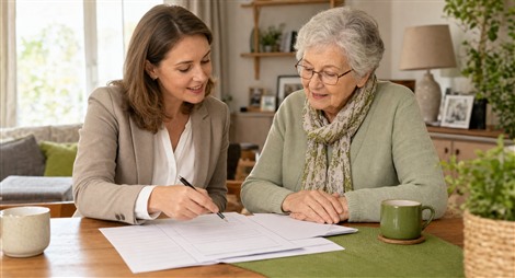 Unterstützung beim Ausfüllen von Pflegeanträgen